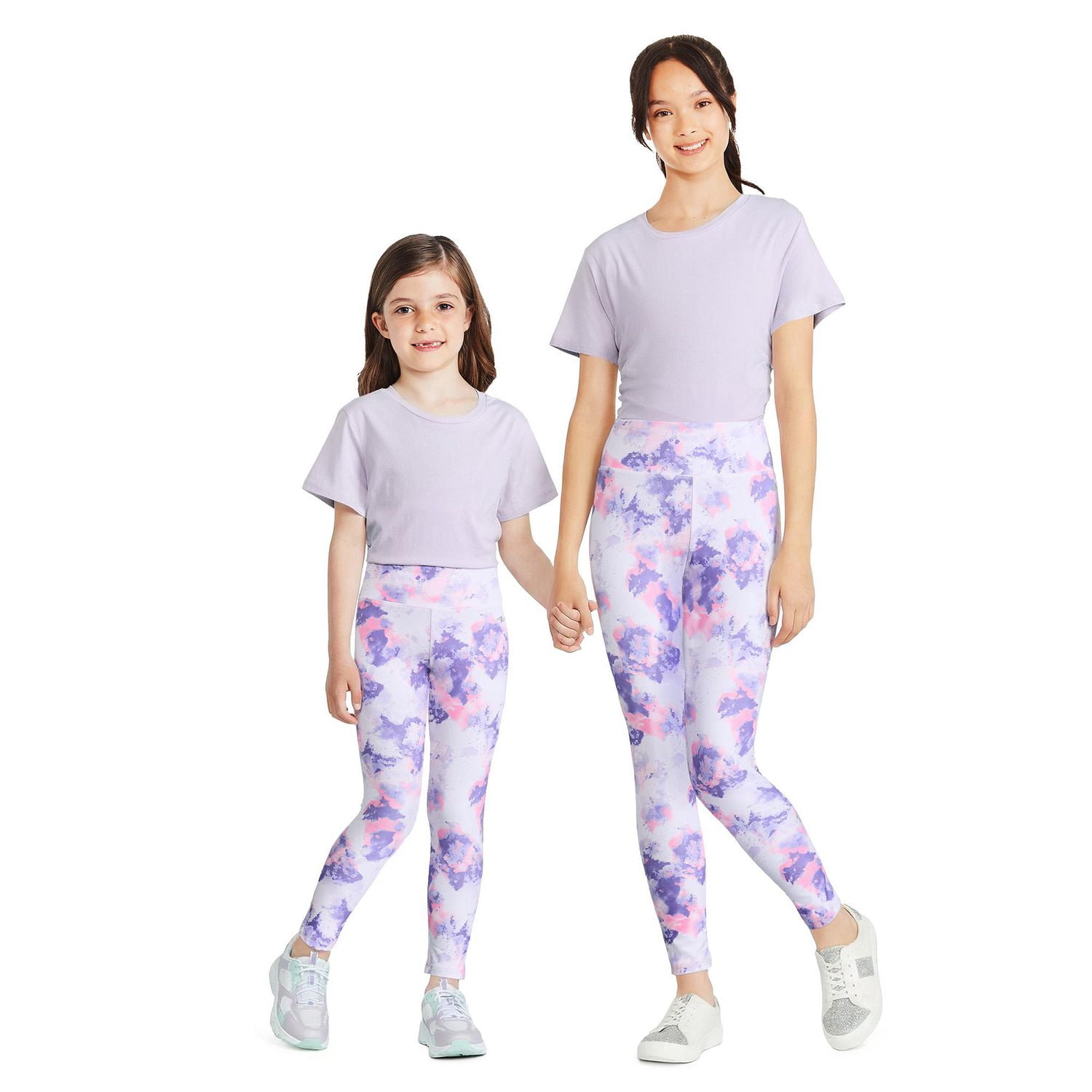 Athletic Works Girls' Printed Ankle Legging