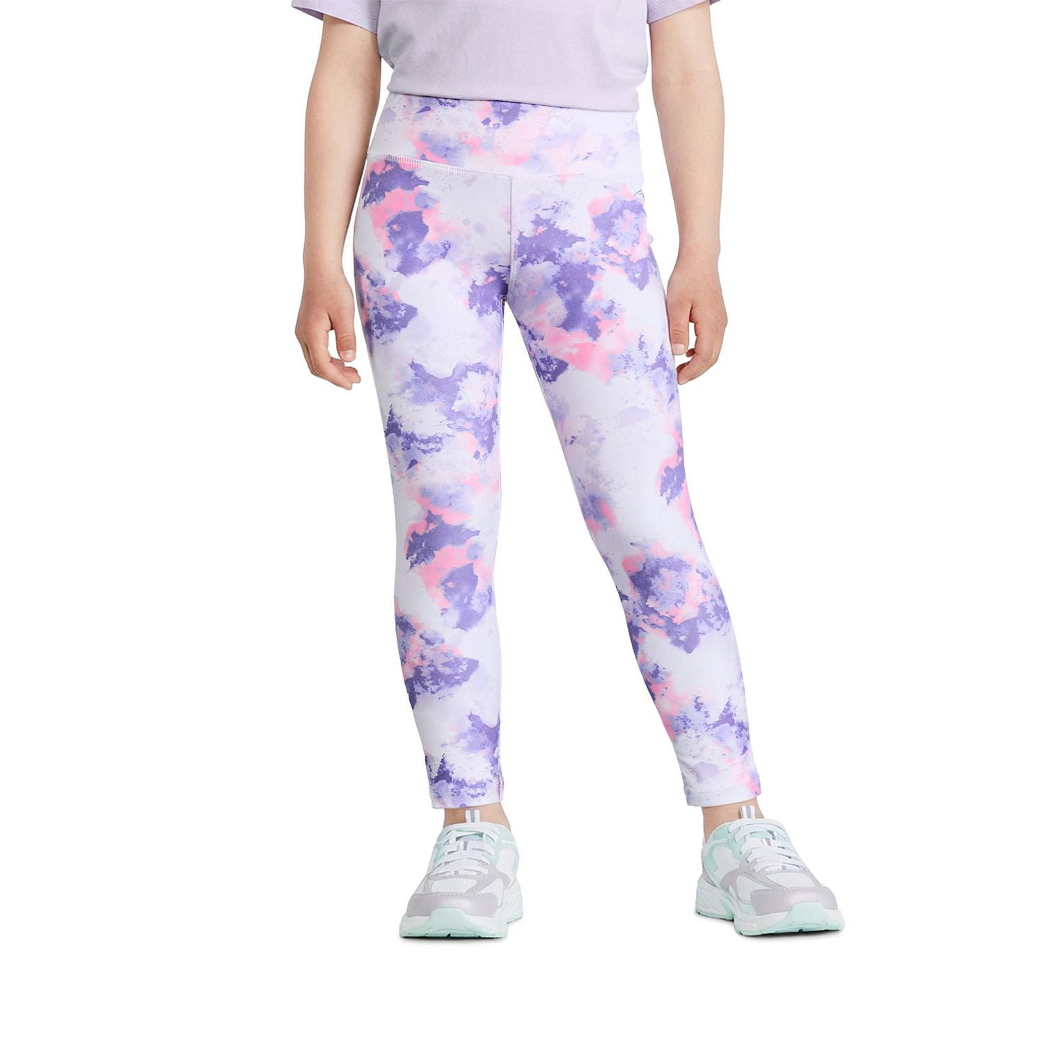 Athletic Works Girls' Printed Ankle Legging