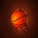 Ballon de basketball lumineux 3D – image 2 sur 6