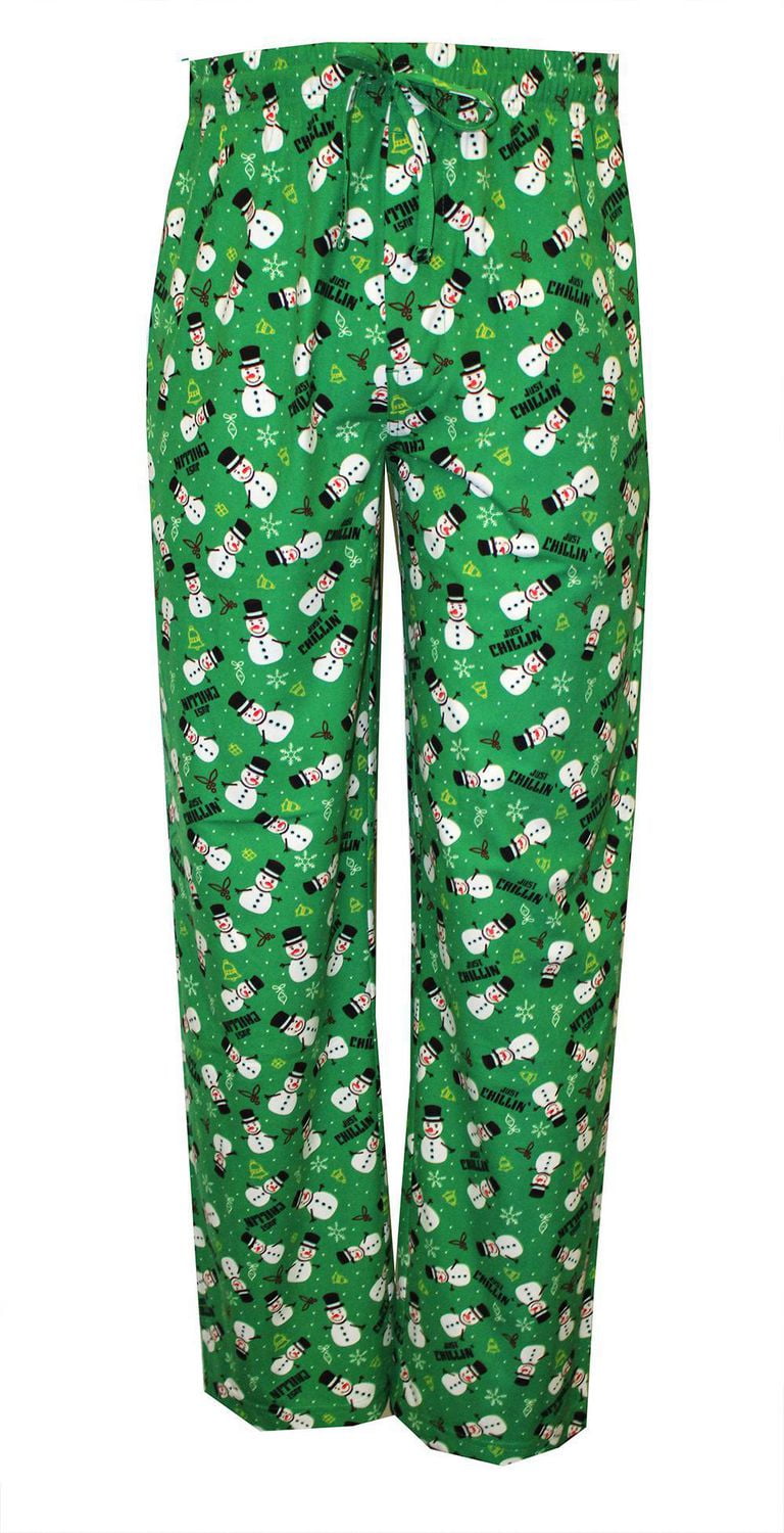 Men’s holiday all over print fleece sleep pant