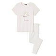 thumbnail image 1 of George Women's Hacci Pajamas 2-Piece Set, 1 of 1