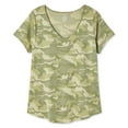 thumbnail image 1 of George Plus Women's Short Sleeve V-Neckline Tee, 1 of 1