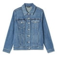 thumbnail image 1 of George Women's Plus Denim Trucker Jacket, 1 of 1