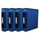 Storex Duragrip Cartables de Présentation+ Caoutchouc Protecteur / 1.5"po/ Bleu (4 unités/paquet) – image 1 sur 4
