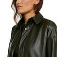 thumbnail image 5 of Mexx Faux Leather Women's Shacket, 5 of 5