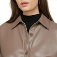 thumbnail image 5 of Mexx Faux Leather Women's Shacket, 5 of 5