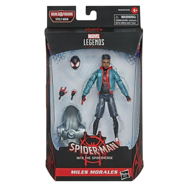 Hasbro Marvel Legends Series, Spider-Man : Dans le Spider-Verse, figurine  articulée de collection Miles Morales de 15 cm et 3 accessoires 