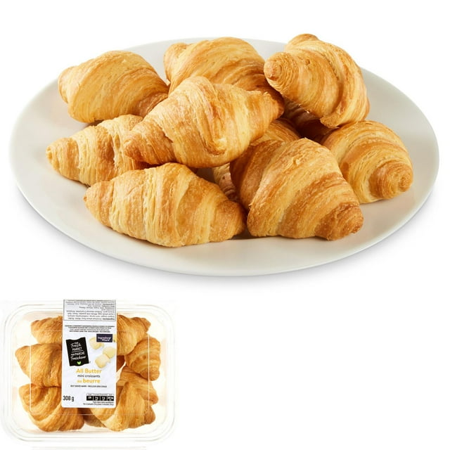 Mini croissants au beurre Mon marché fraîcheur