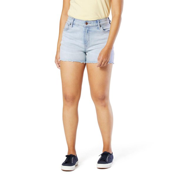 Signature by Levi Strauss & Co.™ Women's High Rise 3-inch Cut-Off Shorts 