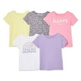 thumbnail image 1 of George Toddler Girls' Tee 5-Pack, 1 of 2