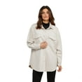thumbnail image 2 of Mexx Faux Suede Women's Shacket, 2 of 5