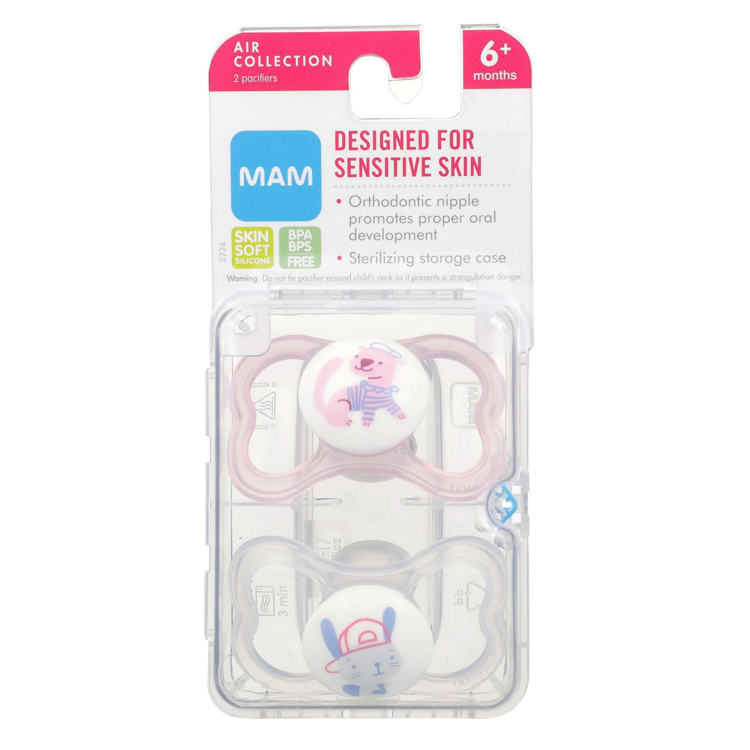 Best pacifier store for sensitive skin