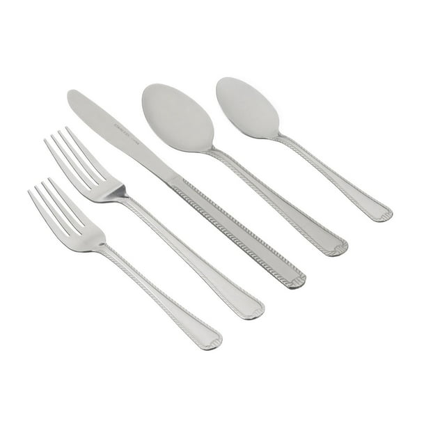 Mainstays 48 piece Flatware set with Organizer - lace - Walmart.ca