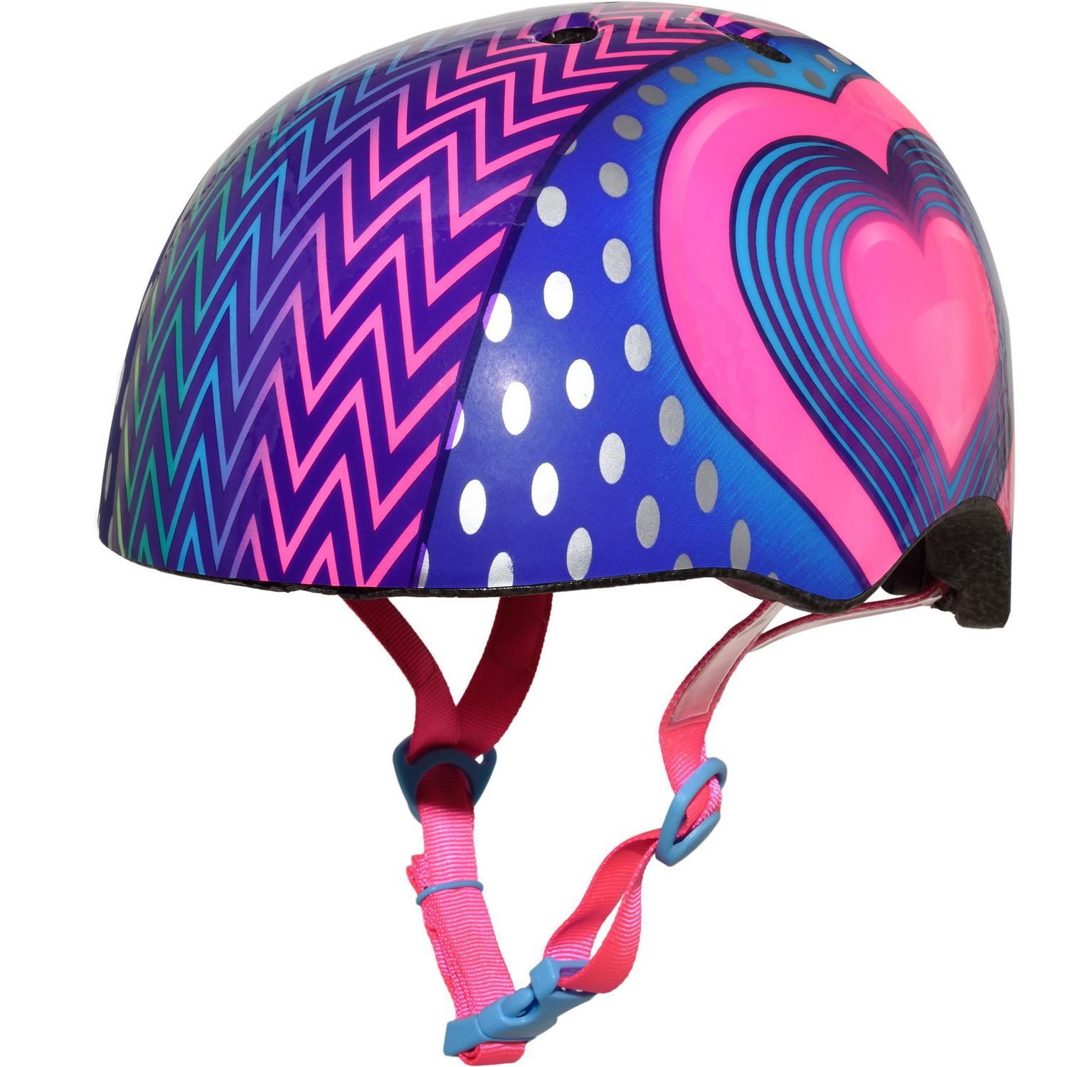 Bell Sports Raskullz Child Hearts LED Strap Helmet Size 50 54 cm