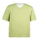 George Classic Short Sleeve Stripe V-Neck Shirt - image 1 of 1
