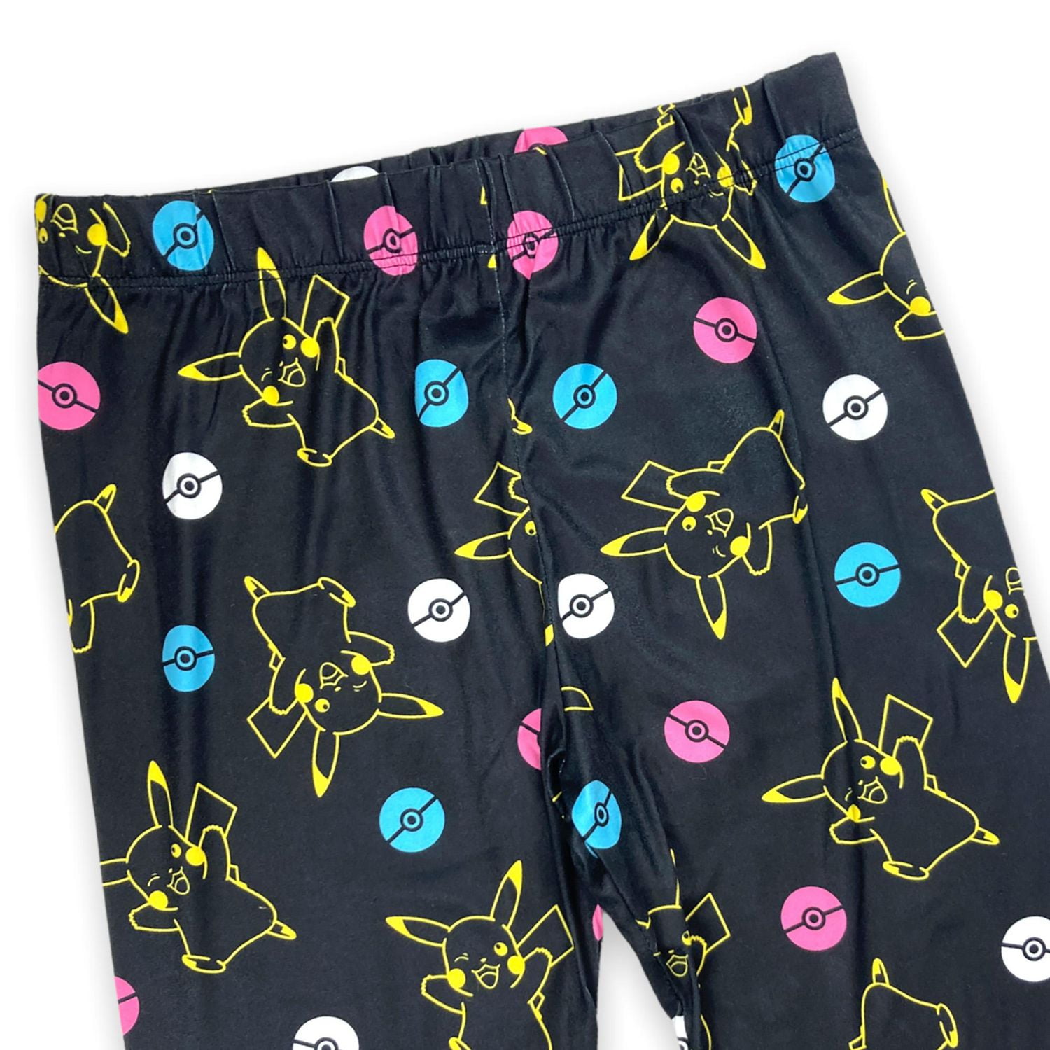 Pokemon Girl's printed Leggings.  These long legging's for girls have an elastic waist band and can be worn with any top and