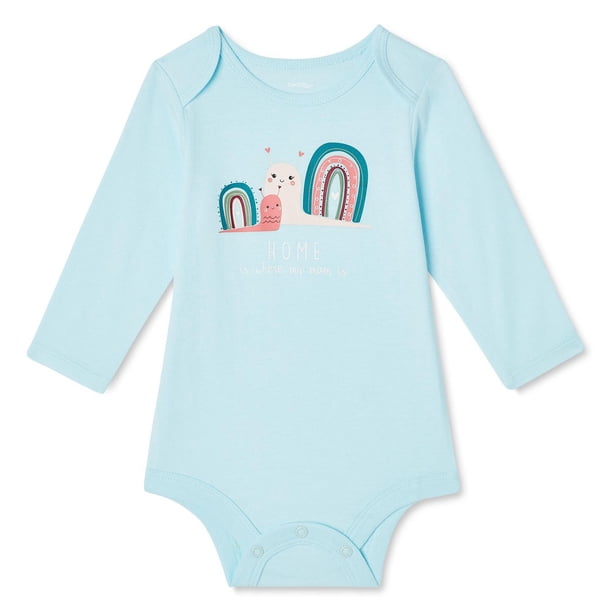 George Baby Girls' Long Sleeve Bodysuit - Walmart.ca