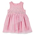 thumbnail image 1 of Robe asymétrique à paillettes George pour bébés filles, 1 of 2