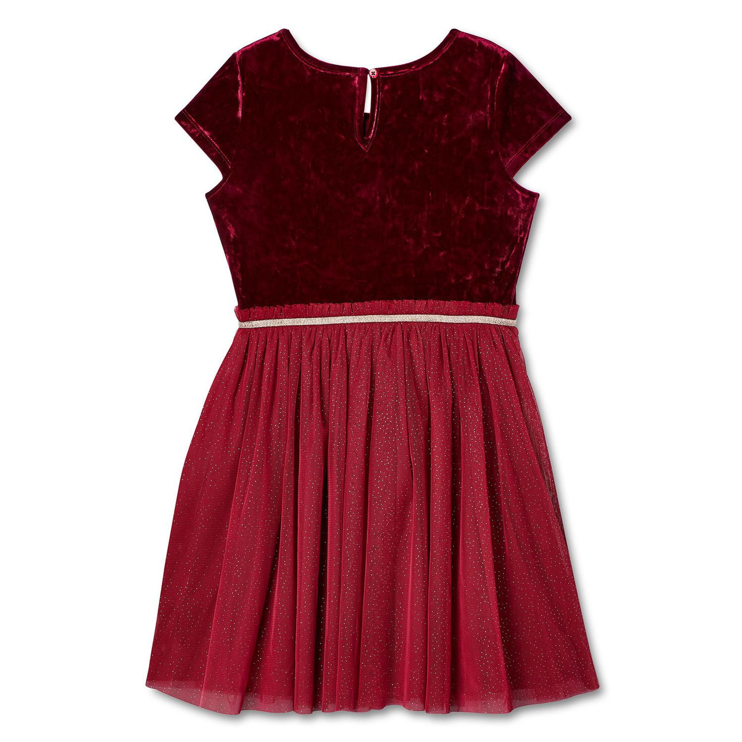 Robe en velours et en maille George pour filles