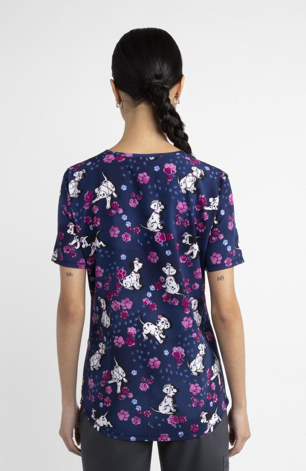 Scrubstar Fashion Collection Women’s On Spots Print V-Neck Scrub Top, Sizes XS–3XL