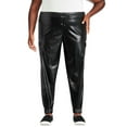 thumbnail image 1 of George Plus Women's Stretch Satin Jogger, 1 of 6