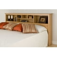 thumbnail image 2 of Prepac Sonoma Collection Manufactured Wood King Size Storage Headboard, 2 of 3