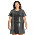 thumbnail image 1 of George Plus Women's Metallic Dot Sequin Tee Dress, 1 of 6