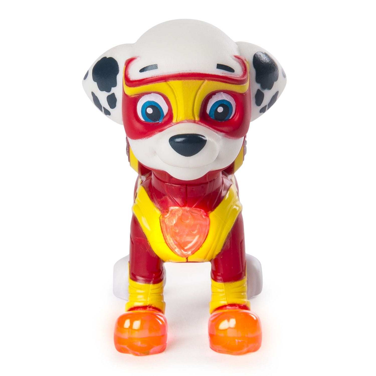 PAW Patrol Mighty Pups Marshall Figure with Lightup Badge And Paws