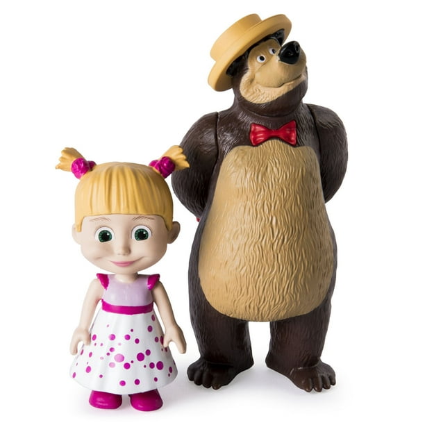 Masha and the Bear – Figurines Masha et Michka anniversaire
