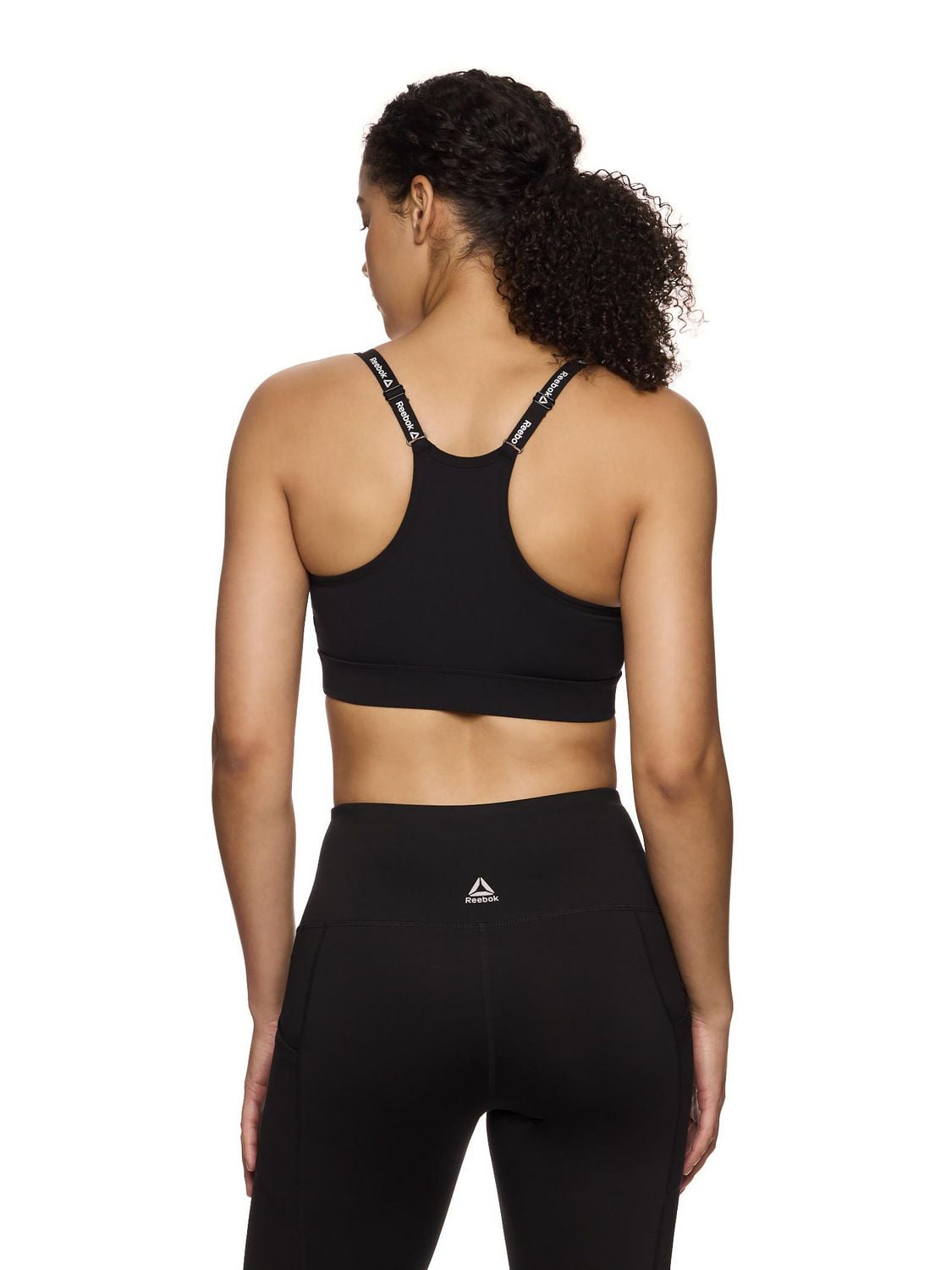 Reebok Women's Low Impact Favorite Racerback Sports Bra with Removable Cups, Sizes S-2XL