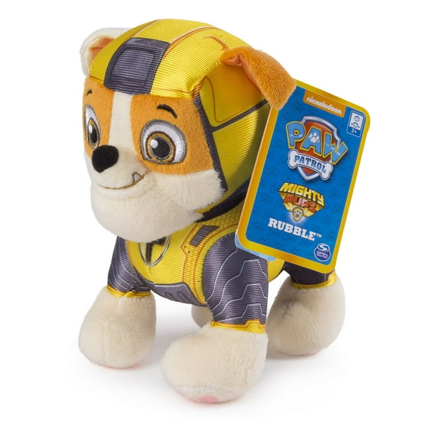 Peluche la pat patrouille Ruben Mighty Pups 28 cm