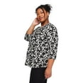 thumbnail image 2 of Lane Bryant Women's Plus Pleated Top, 2 of 6