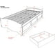 Prepac Base de lit plateforme avec 3 tiroirs de rangement, simple – image 3 sur 3