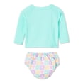 thumbnail image 2 of Ensemble 2 pièces avec couche de bain George pour bébés filles, 2 of 2