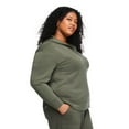thumbnail image 2 of Haut à capuchon avec fermeture éclair quart de longueur Lane Bryant Plus pour femmes, 2 of 6