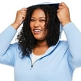thumbnail image 4 of Lane Bryant Women's Plus Quarter Zip Hoodie, 4 of 6
