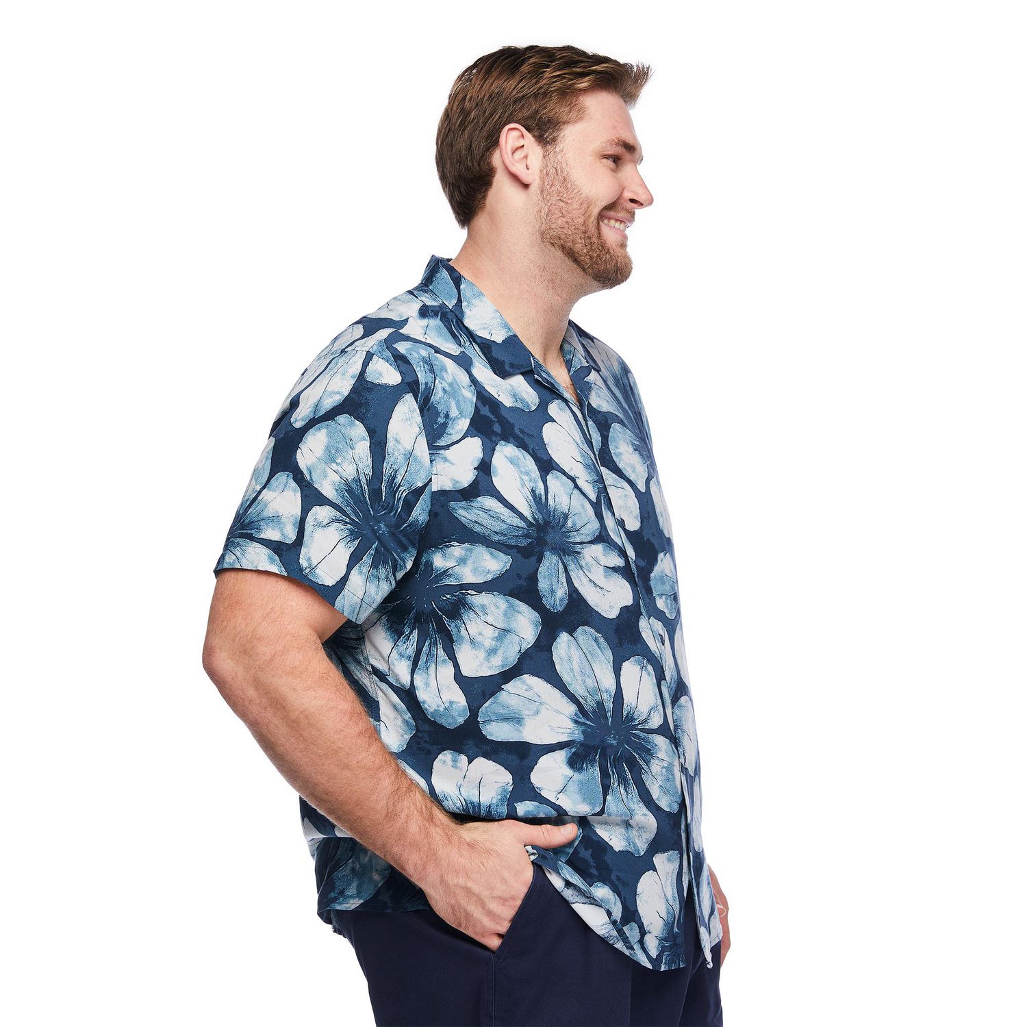 Chemise de vacances imprimée George Plus pour hommes