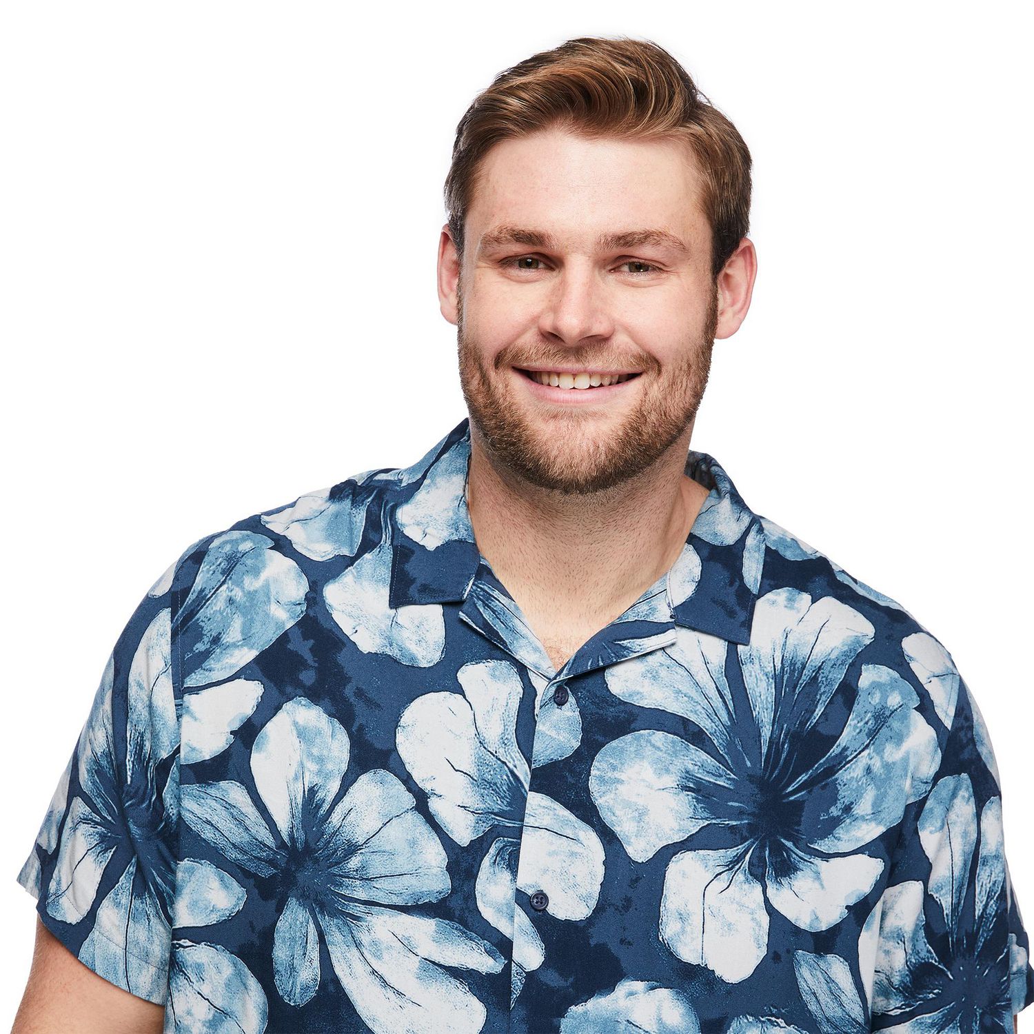 Chemise de vacances imprimée George Plus pour hommes