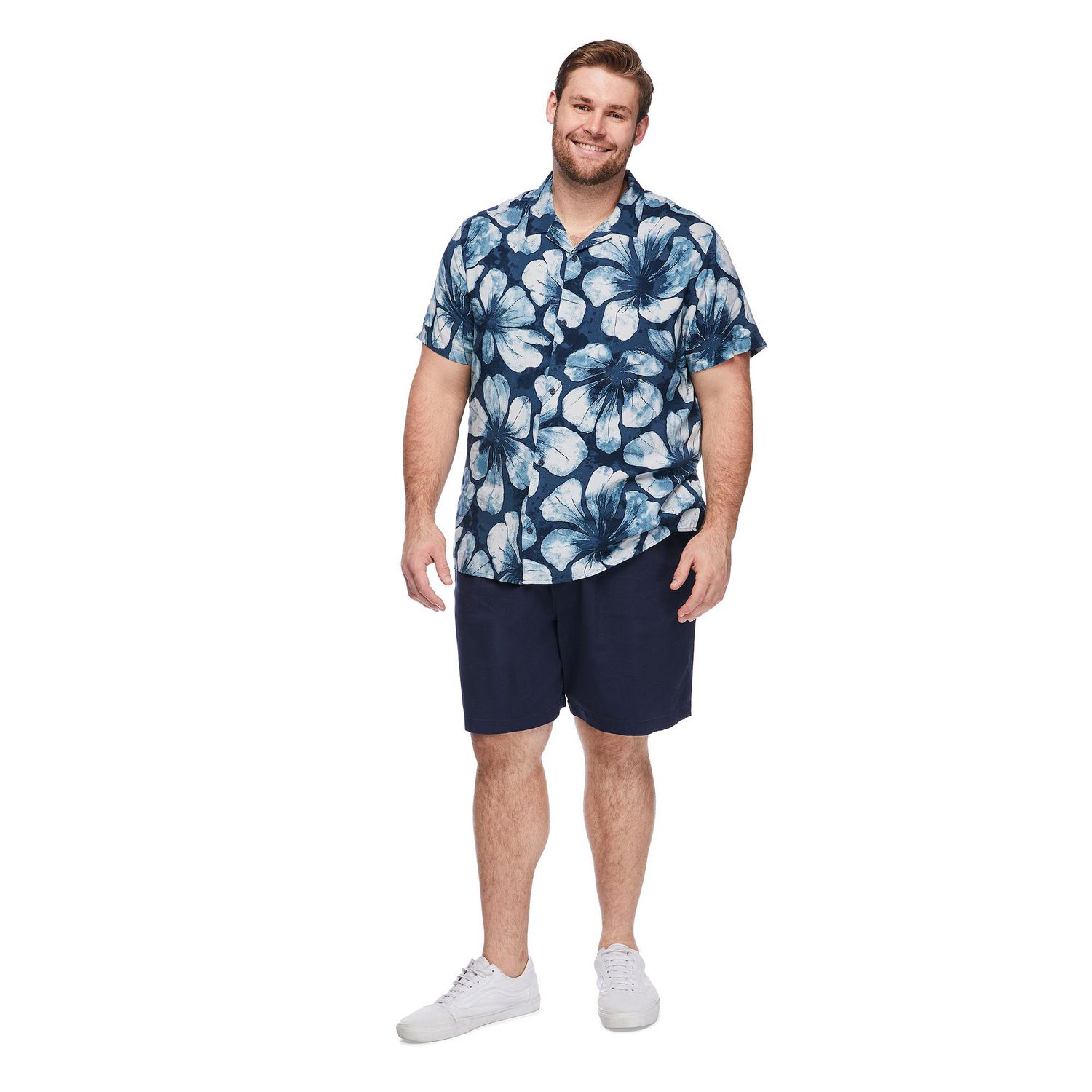 Chemise de vacances imprimée George Plus pour hommes