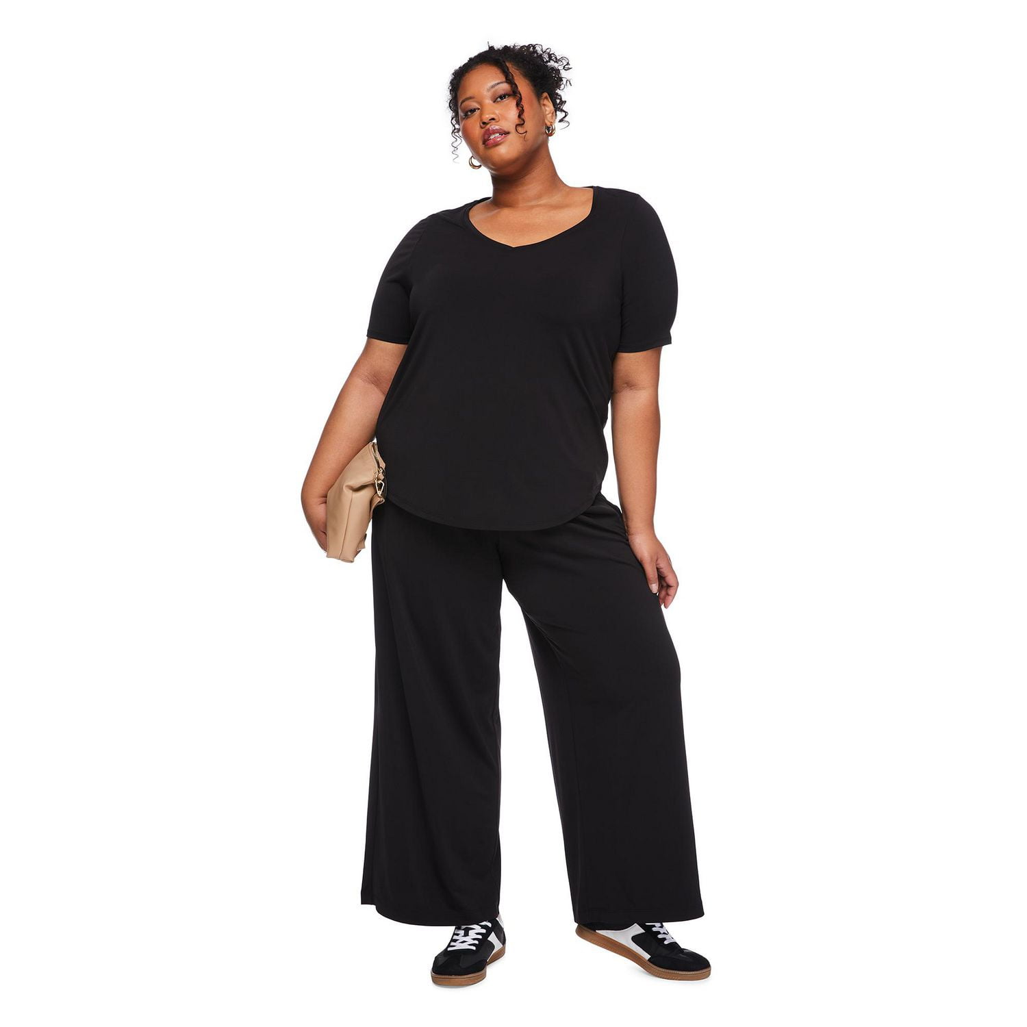 Lane Bryant Women's Plus V-Neck T-Shirt