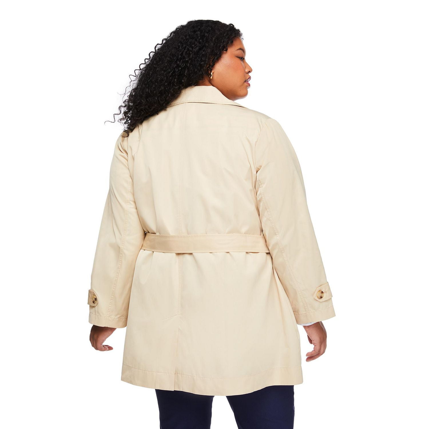 Lane Bryant Women's Plus Long Trench Coat