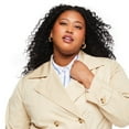 thumbnail image 4 of Lane Bryant Women's Plus Long Trench Coat, 4 of 6