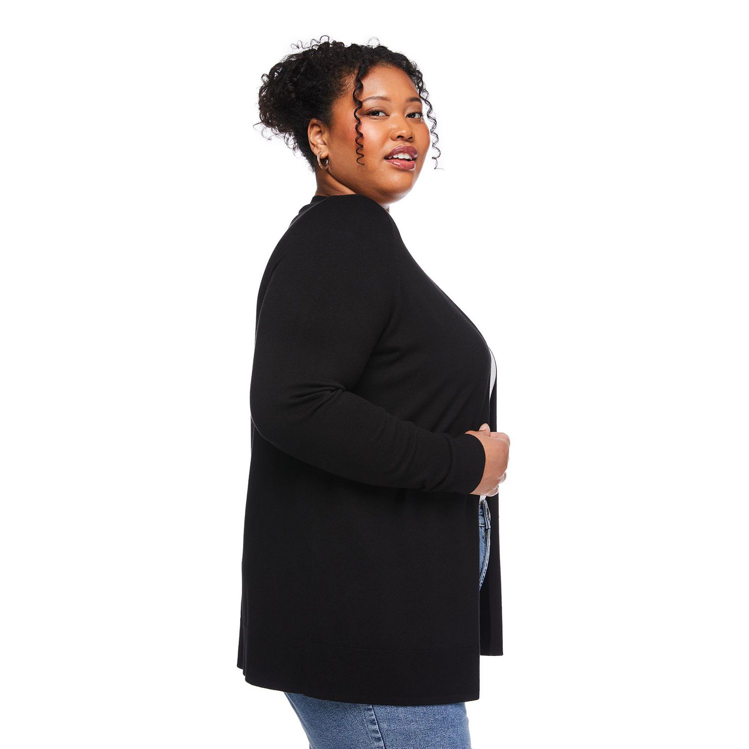Cardigan ouvert sur le devant Lane Bryant Plus pour femmes