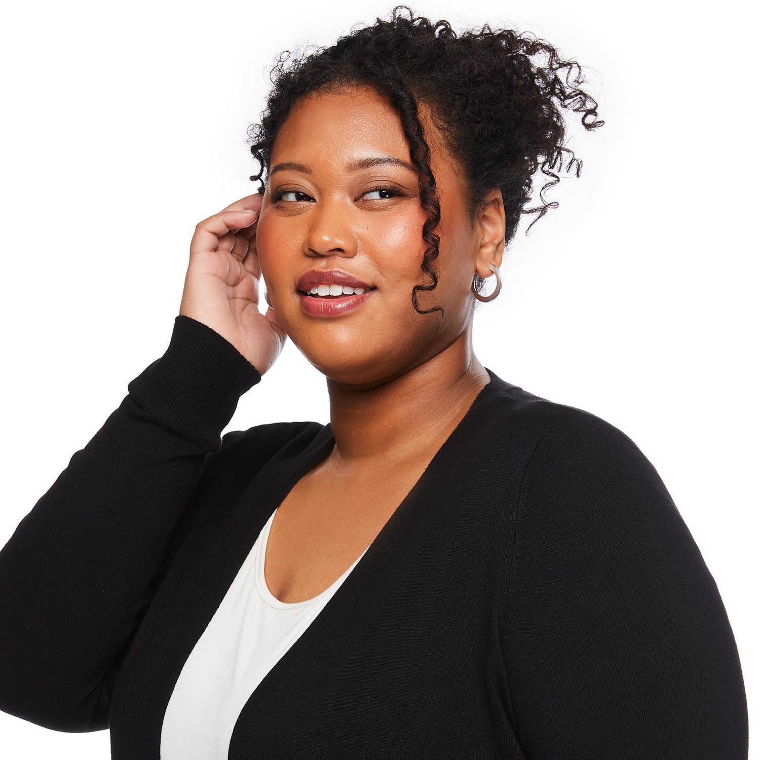 Cardigan ouvert sur le devant Lane Bryant Plus pour femmes