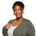 thumbnail image 4 of Lane Bryant Women's Plus Open-Front Cardigan, 4 of 6
