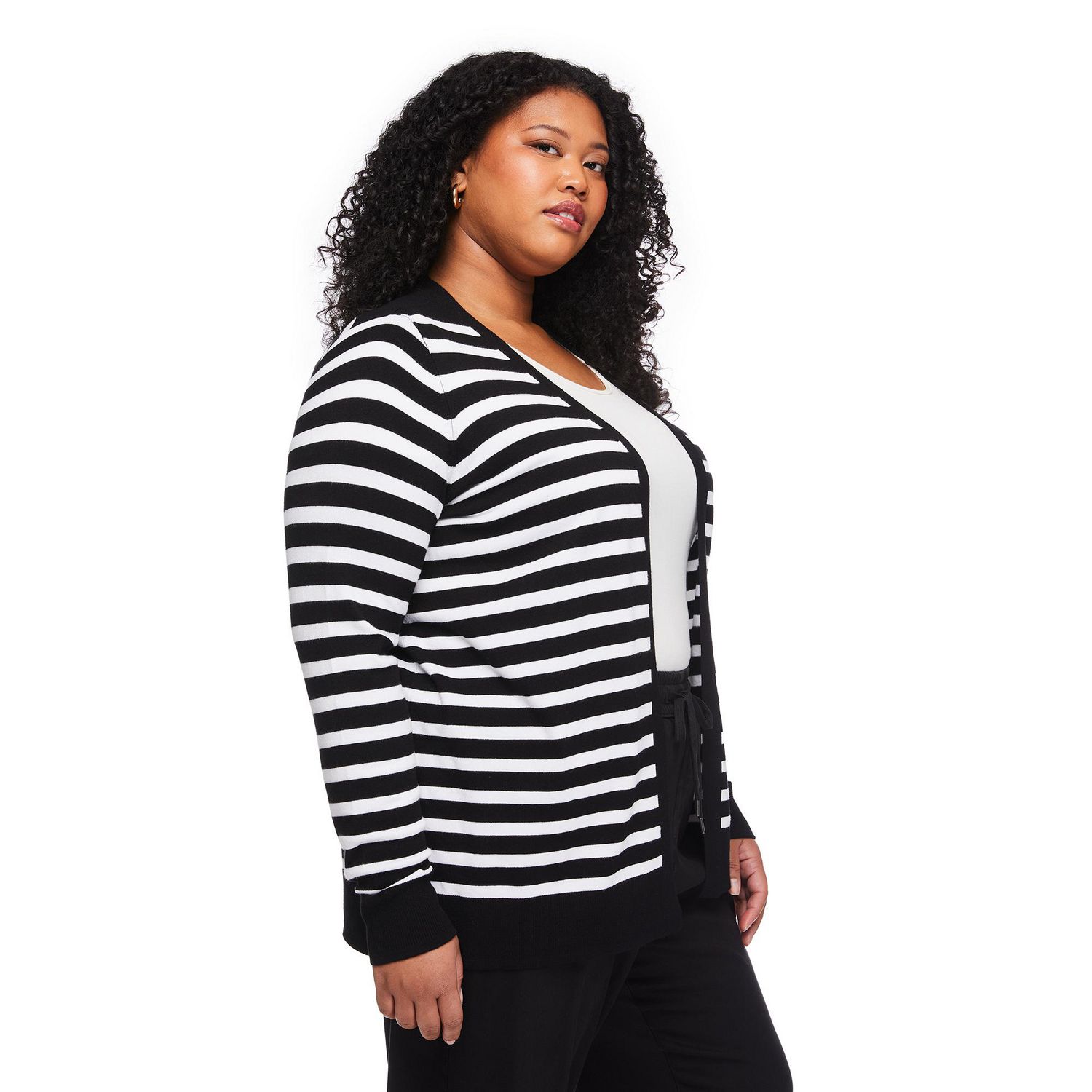 Cardigan ouvert sur le devant Lane Bryant Plus pour femmes
