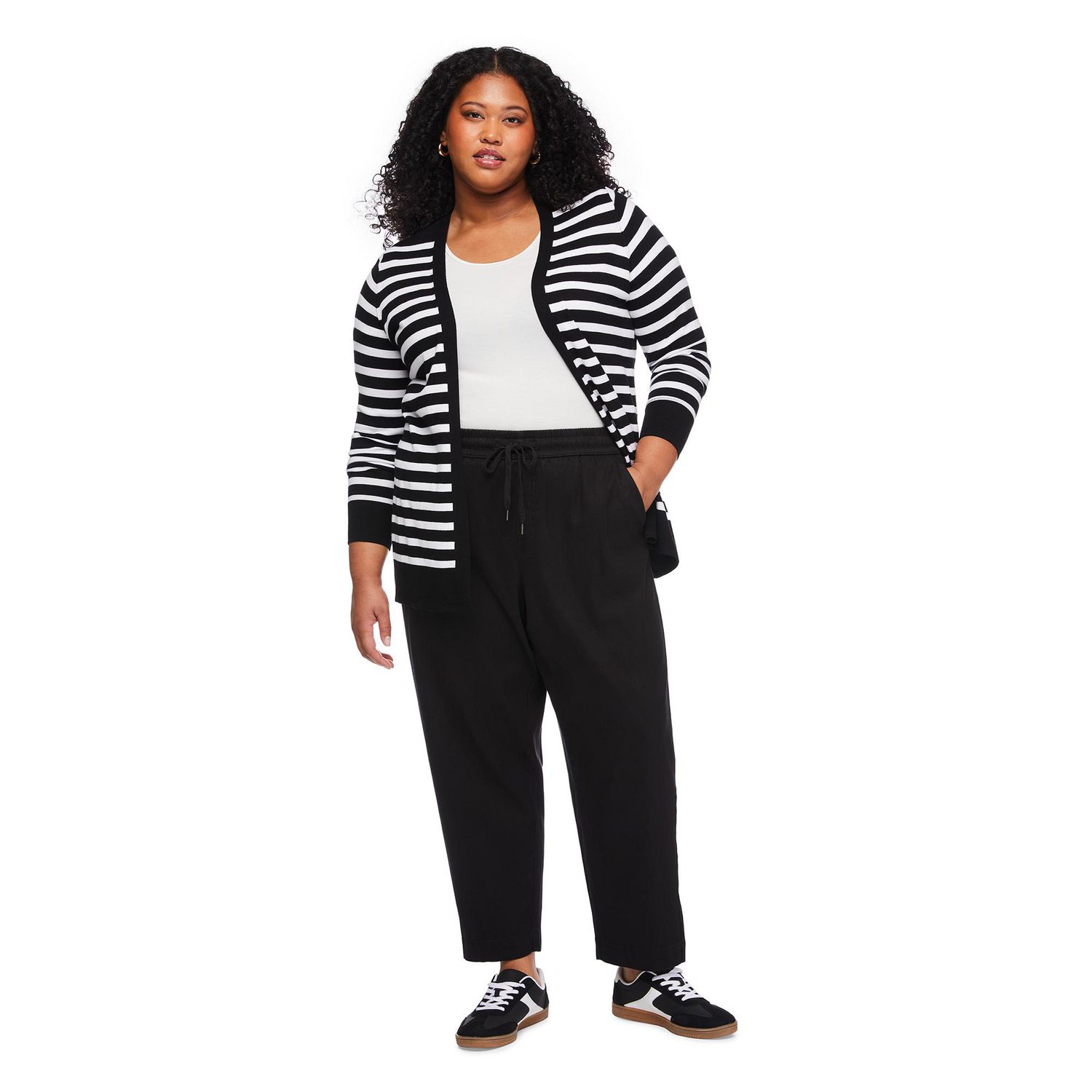 Cardigan ouvert sur le devant Lane Bryant Plus pour femmes