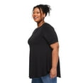 thumbnail image 2 of Lane Bryant Women's Plus Boat-Neck T-Shirt, 2 of 6