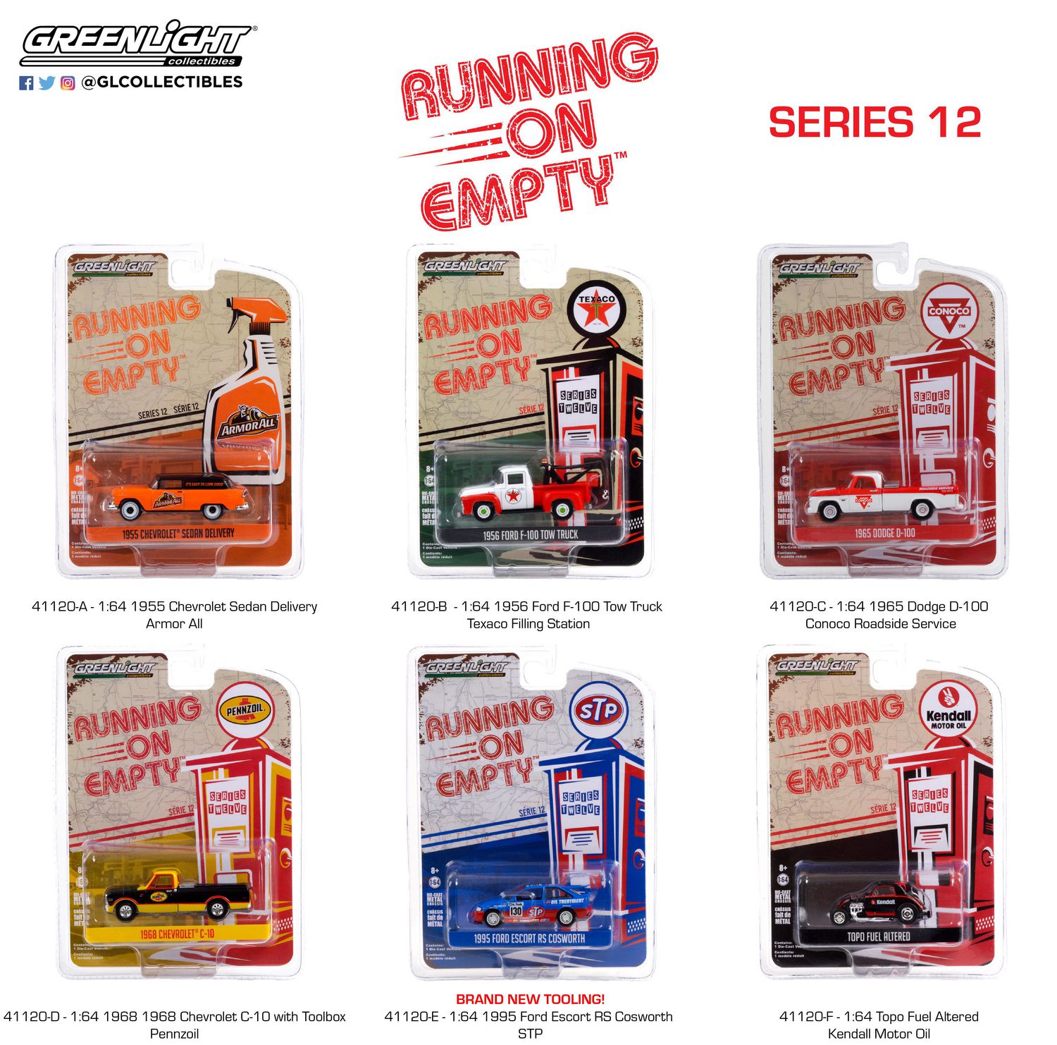  GreenLight  1 64 Running on Empty Die Cast Vehicles Series 