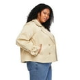 thumbnail image 2 of Lane Bryant Women's Plus Cropped Trench Coat, 2 of 6